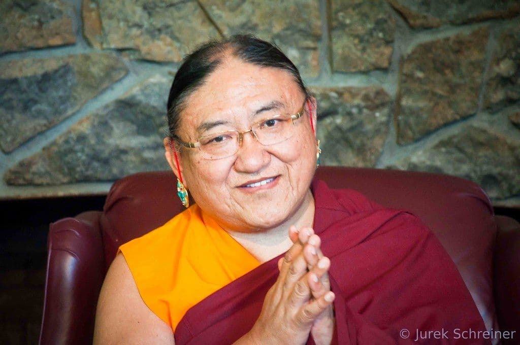 Portrait of H.H. Gongma Trichen Rinpoche