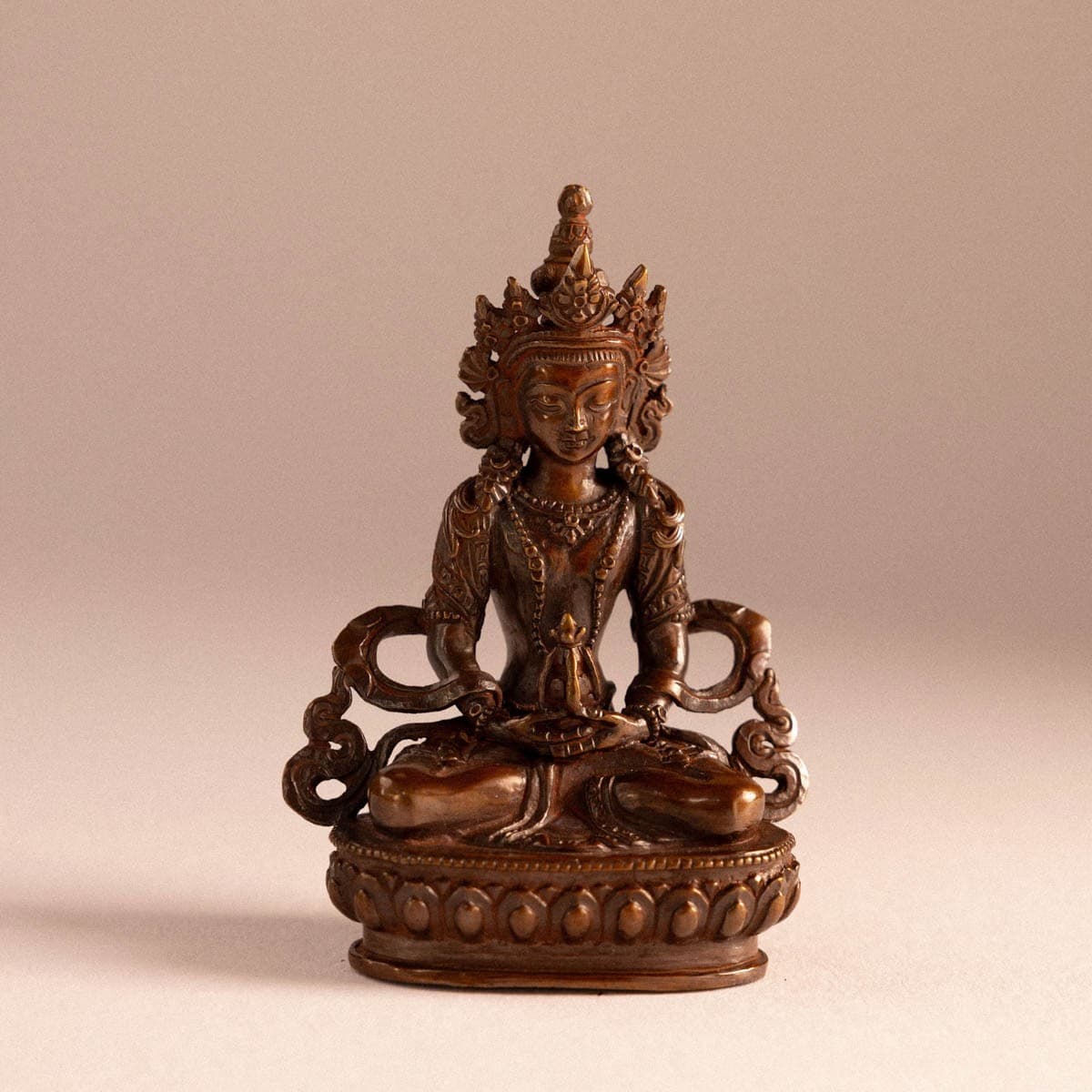 Amitayus Statue in Copper