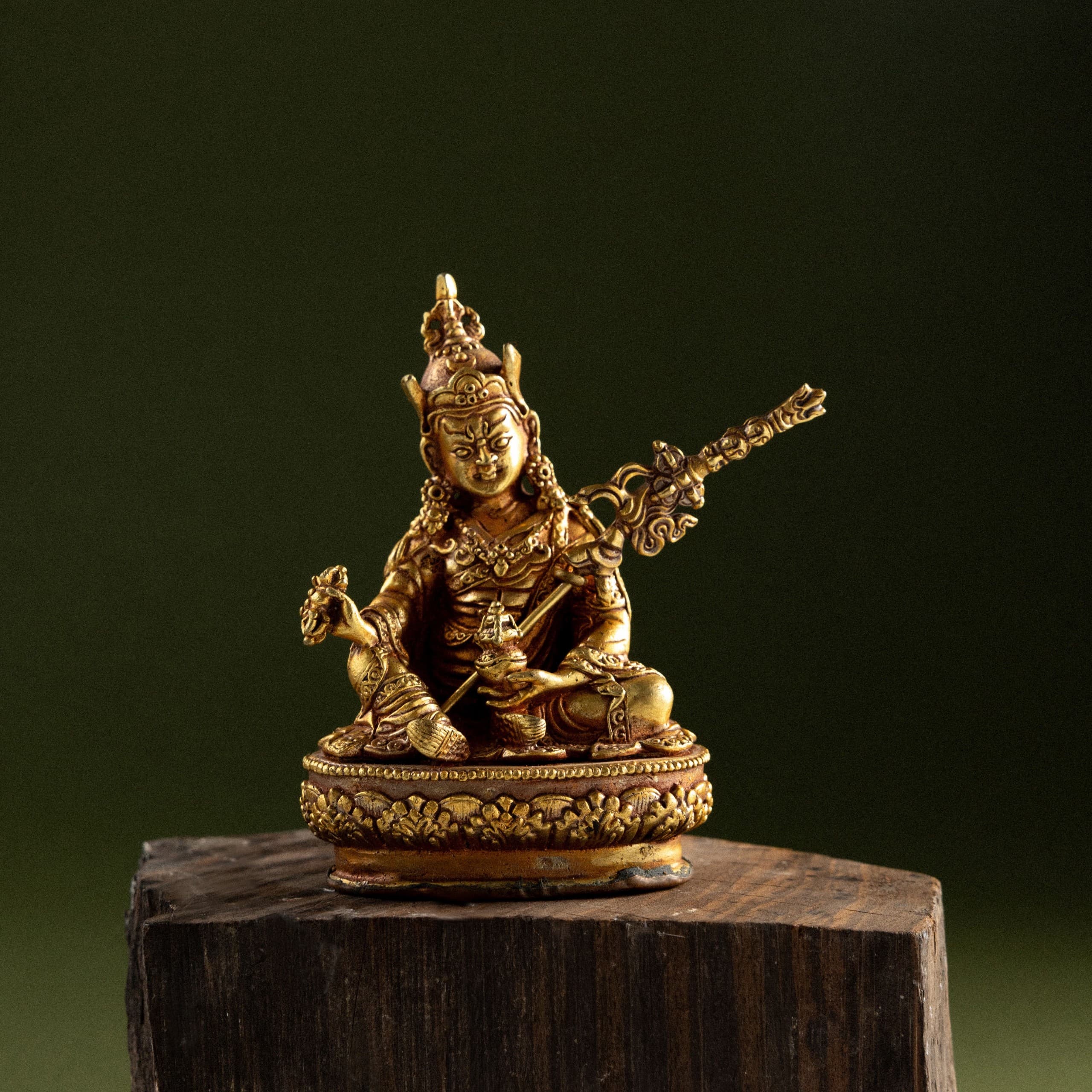 Golden Guru Rinpoche Statue